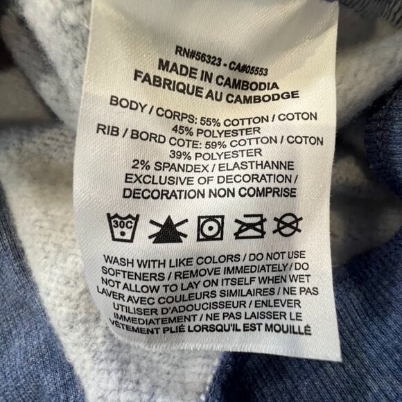 Nike Dri-Fit Cropped Training Hooded Sweatshirt, Blue, Sz M, Athletic, Workout - Picture 8 of 12